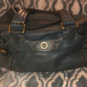 Marc by Marc Jacobs blue leather bag